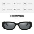thumbnail image 2 of Fashion Sunglasses Women Rectangle Shades Vintage Sun Glasses Men Brand Designer Newest Female Eyewear Trendy Festival Party, 2 of 10