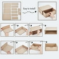 thumbnail image 3 of Cajón de almacenamiento DIY, cajas de almacenamiento de madera de 3 mm, organizador de fibra de densidad media para obras de arte y artículos de uso diario., 3 of 5