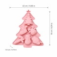 thumbnail image 3 of JuDWoC Christmas Tree Silicone Mold 6 Cavity Reindeer Snowflake Pan 8.66 Inch Food Grade Non Stick Chocolate Casting Form Reusable Detailed Festive Base for Handmade Soap Candy Cookie, 3 of 9