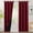 Burgundy Red, variant on 100% Blackout Curtains 84 inches Long, 4 Panels Full Light Blocking Privacy Protection Window Drapes, Grommet Total Room Darkening Curtain with Black Backing for Bedroom, Living Room, Grey