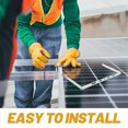 thumbnail image 2 of KAKOWELY Iron Solar Panel Rack Sturdy Solar Panel Mount Household Solar Panel Holder,14.17X"X8.66"X0.79", 2 of 4