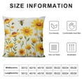thumbnail image 5 of JEUXUS Spring Pillow Cover Decorations Farmhouse Seasonal Summer Pillow Case Decor for Sofa Couch （Yellow）, 5 of 5