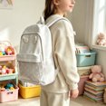 thumbnail image 2 of Cute Wing Polka Dot Backpack, Lightweight Dacron Student, Water Resistant Casual Daypack with Hidden Pockets for School Travel Outdoor Sports, 2 of 3