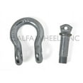 thumbnail image 4 of 7/8" 6.5T Clevis Screw Pin Anchor Bow Shackle D-Ring Nickel Plated 14000 lbs, 4 of 4