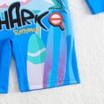 thumbnail image 5 of HSMQHJWE Baby Toddler Boys Swimsuits Sun Protection Long Sleeve Rash Guards Baby Bathing Suit with Zip Diving Swimsuit (12M-6Y), 5 of 8