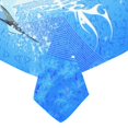 thumbnail image 3 of BSDHOME Snowboarder With Snowflakes Cotton Linen Tablecloth 52x70 inches Tablecover Desk Table Cloth For Dining Room, Tea Table, Picnics, Parties, 3 of 5