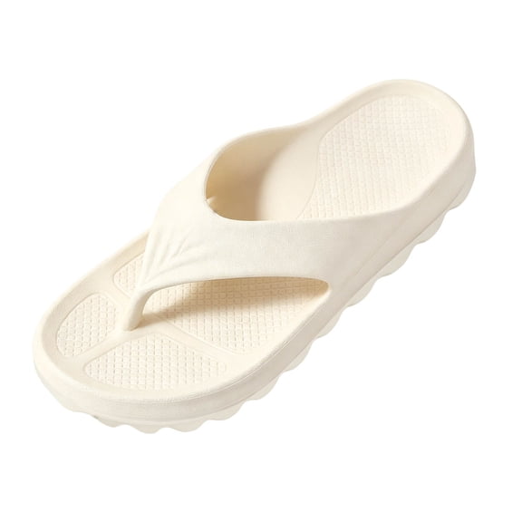 BRICH Women's Shoes Fashion Slippers Open Toe Flat Slippers Summer Beach Sandals Bathroom Slippers Comfortable Sandals Black 5.5