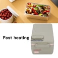 thumbnail image 3 of Electric Lunch Box, Portable Heated Lunch Box with 1L 304 Stainless Steel Food Containers, Fast Heating Food Warmer Lunch Box  for Adults Car Truck Office Work Camping, 3 of 7