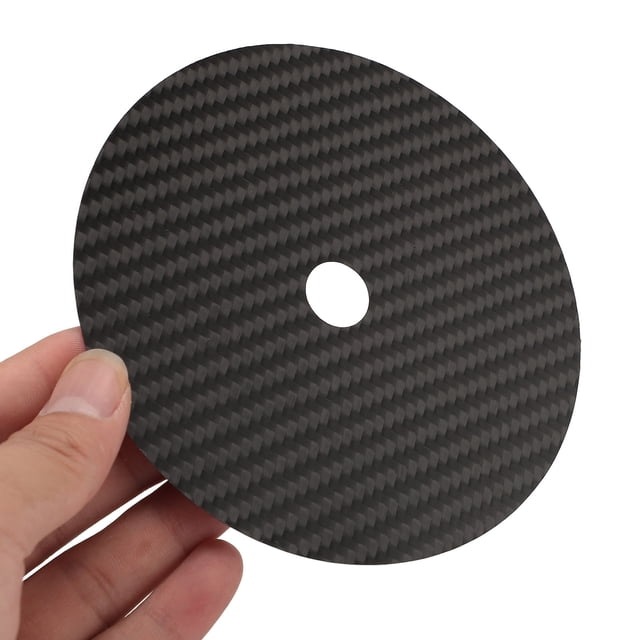 Turntable Mat, CD Tuning Pad, Carbon Fiber CD Mat, HIFI CD Tuning Mat Low Distortion Rate Carbon Fiber CD Pad for CD Player