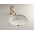 thumbnail image 2 of KOHLER K-2883-0 Évier de Salle de Bain Rond en Verticyle Blanc, 2 of 3
