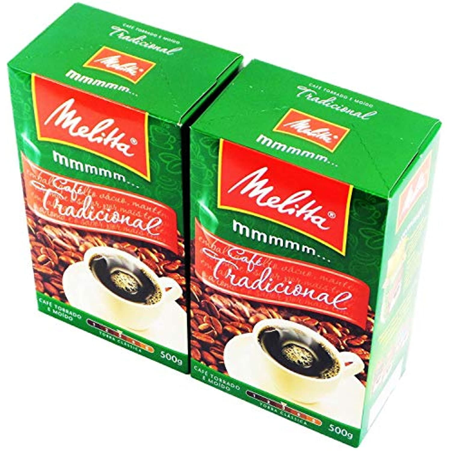 Melitta Traditional Roasted Coffee 17.6 oz (PACK OF 02) Melitta
