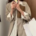 thumbnail image 3 of Women Spring Autumn Long Sleeve Striped Shirts Fashion Basic Elegant Blouses, 3 of 10