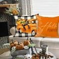 thumbnail image 4 of Fall 16x16 Throw Pillow Covers Set of 4, Pumpkin Gnome Decorative Holiday Pillow Case P16 x 16 Autumn Cushion Covers Thanksgiving Pillowcase for Indoor Home Bedroom Couch Sofa Decoration White, 4 of 6