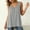 #508-Gray, variant on Women's Plus Size Sleeveless Tops Round Neck Wide Strap Pleated Solid Color Tank for Daily Party All Season Gift