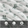 thumbnail image 3 of Wrangler Cowboy Rodeo Green King 4-Piece Sheet Set, 3 of 9