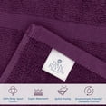 thumbnail image 5 of Dan River Purple Passion Bath Mat Classic Set 2 piece 21x34 in Soft Quick Drying Cotton Bathroom Rugs, 5 of 6