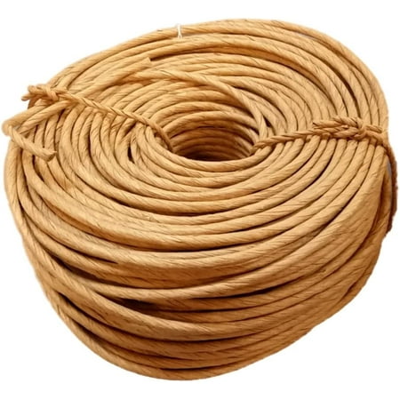 

Fibre Rush 5/32 (350 Feet) Brown in a 2 Pound Coil - Fiber Rush Ladderback Chairs Seating Material (5/32)