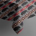 thumbnail image 3 of Gray Buffalo Geometric Pattern Rectangle Tablecloth 60"x84",Waterproof Polyester Rectangle Table Cloth, Wipeable Spillproof Polyester Tablecloth for Dining, Camping, Indoor and Outdoor, 3 of 5