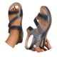thumbnail image 3 of MKLEKYY Sandalias de Suela Gruesa Con Cierre de Velcro para Mujer, de Talla Grande, Con Cuña y Punta Abierta, para Playa, de Comercio Exterior, 3 of 5