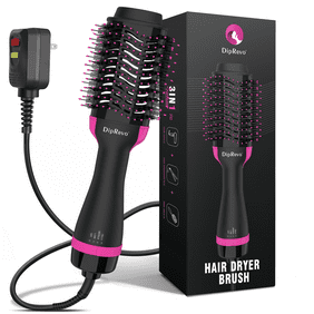 One Step Hair Dryer Comb Volumizer Brush Straightener Curler Tool