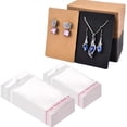 thumbnail image 5 of Earring Cards Necklace Display Cards with Bags 50pcs Earring Display Cards 50Pcs Self-Seal Bags Kraft Paper Tags for DIY Jewelry 3.8x4.8 Crown Card NO OPP Bag, 5 of 6