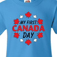 thumbnail image 4 of Inktastic My First Canada Day with Red and White Maple Leaves Youth T-Shirt, 4 of 5