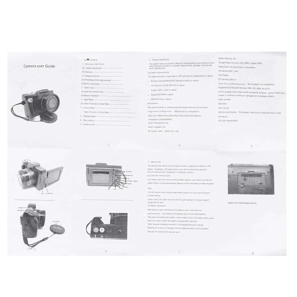 Digital Camera With 16 Megapixel Sensor 2.4 Inch Lcd Screen Video Recording Capability And Rechargeable Battery Compact Size For Easy Carrying