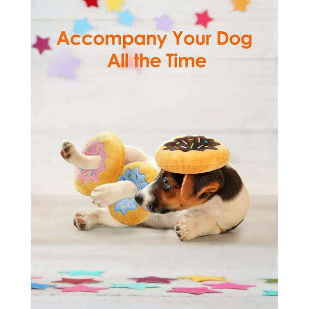 Donut dog toy sale
