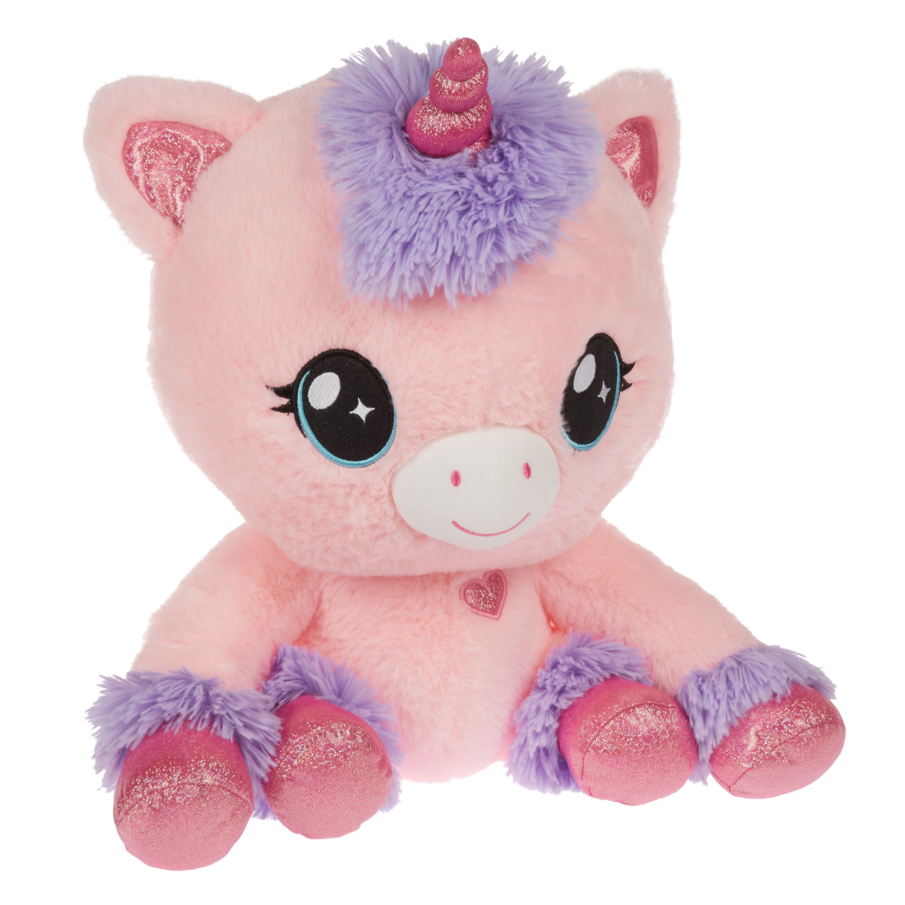 WAY TO CELEBRATE! - Way To Celebrate Valentine's Day Unicorn Plush, Pink - Walmart.com - Walmart.com