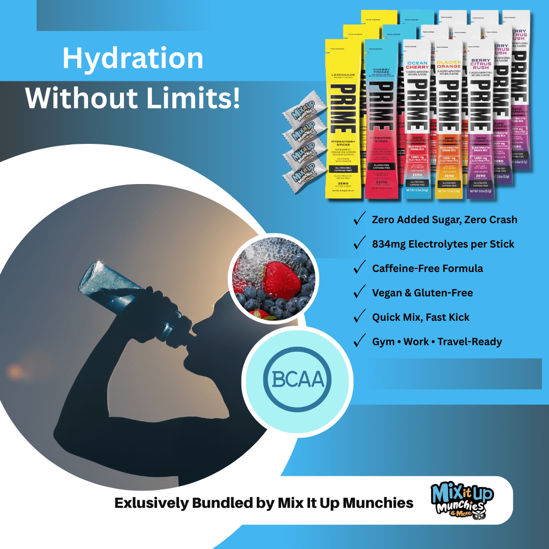 PRIME Rapid Rehydration Sticks Variety 15ct (3 Flavors) + 4 Mints