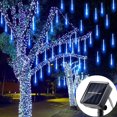 thumbnail image 2 of AUHIFVAX LED Meteor Shower Rain Lights Waterproof Falling Raindrop Fairy String Light for Christmas Decoration Holiday Party Patio Decor, 2 of 6