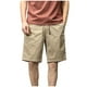 thumbnail image 1 of Mens Cargo Shorts con Bolsillos Color Sólido Rodilla Longitud Cortos Al Aire Libre, Desgaste Deportivo Casual Resistente a la Abrasión, 1 of 5
