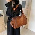 thumbnail image 5 of Slouchy Handbag Large Shoulder Crossbody Bag Women's PU Leather Shopper Bag with Multiple Pockets for Daily Use, 5 of 9