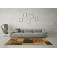 thumbnail image 3 of Ahgly Company Indoor Rectangle Abstract Brown Modern Area Rugs, 5' x 8', 3 of 4