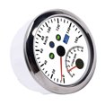 thumbnail image 3 of Tachometer Gauge, GPS Odometer Wide Working Voltage Red Backlight  For Boat Yacht For Car RV Truck Black,White, 3 of 8