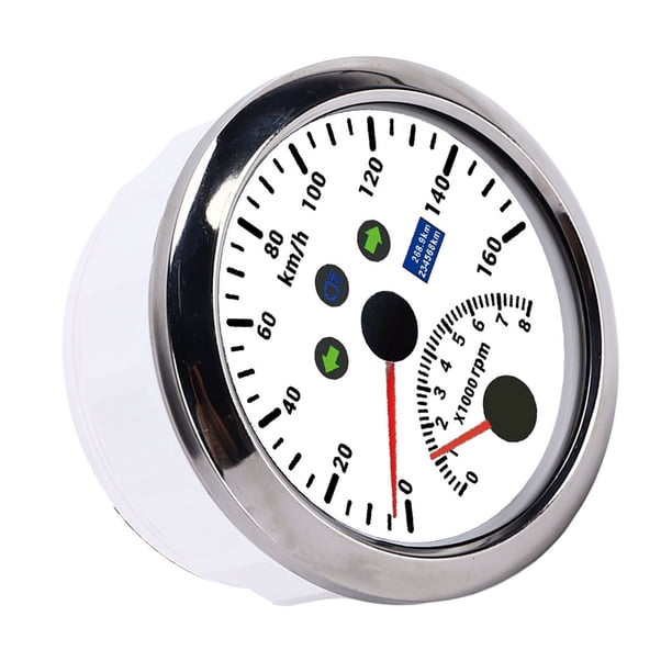 Velocímetro GPS, 85 mm, 160 km/h, velocímetro GPS, tacómetro, medidor, tacómetro para barco, rendimiento potente