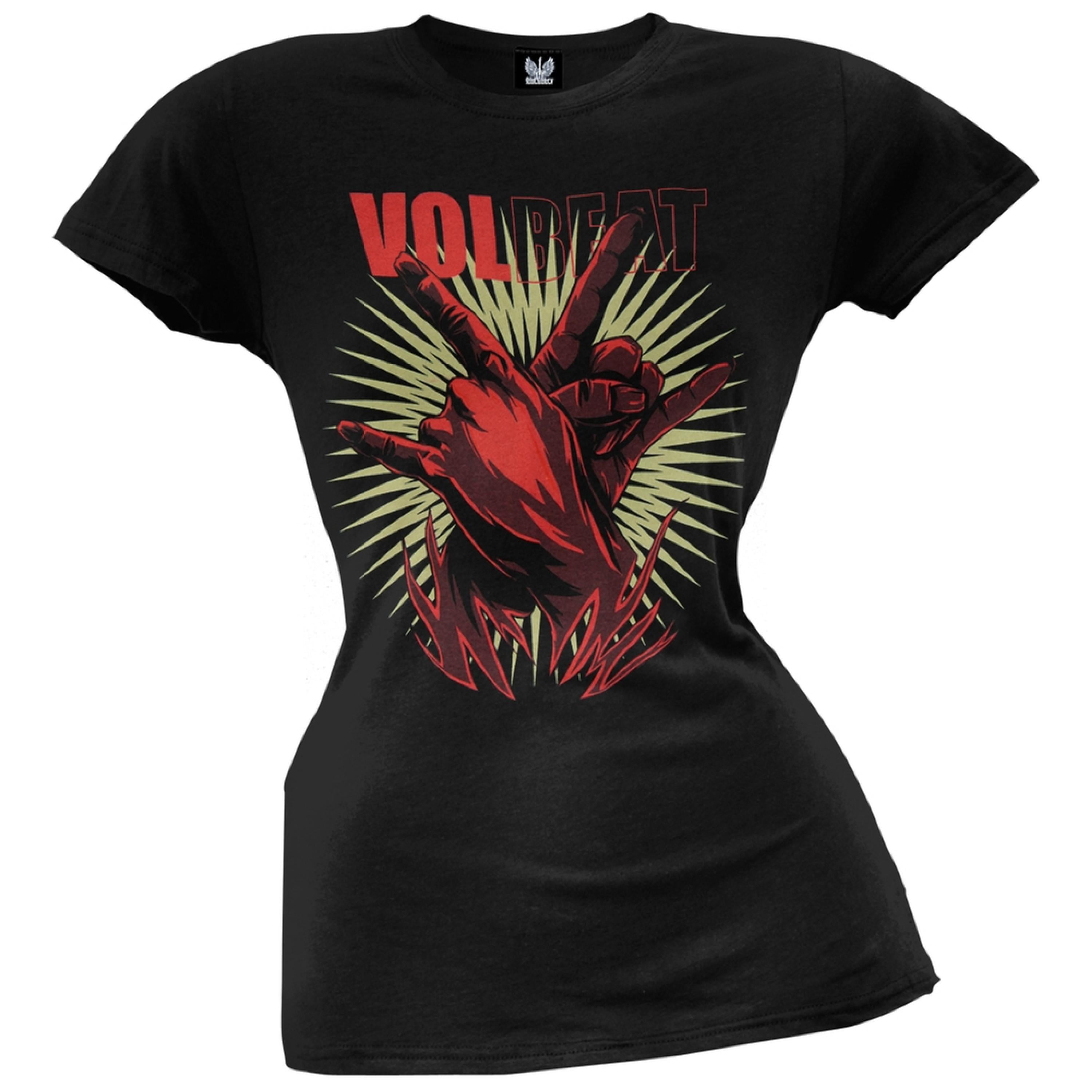 Volbeat - Volbeat - Girls Hands Juniors T-Shirt - Small - Walmart.com - Walmart.com