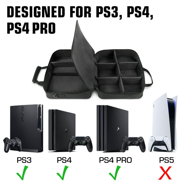 uformel gateway Footpad USA GEAR Console Carrying Case - PS4 Case Compatible with Playstation 4  Slim, PS4 Pro, and PS3 - Customizable Interior Store PS4 Games, PS4  Controller, PS4 Headset, and More Gaming Accessories (Black) - Walmart.com