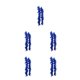 thumbnail image 1 of Guardurnaity Pluma gruesa ligero encantador disfraz de cosplay desmontable largo elegante vestido accesorios para fiesta de cumpleaños azul Type1 NO1, 1 of 6