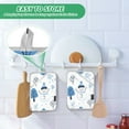 thumbnail image 4 of Yayeee Pot Holders Kitchen Heat Resistant with Pocket 7"x9.8" Cotton Oven Cooking Hot Pads, Simple Cartoon Snowmen, 4 of 7