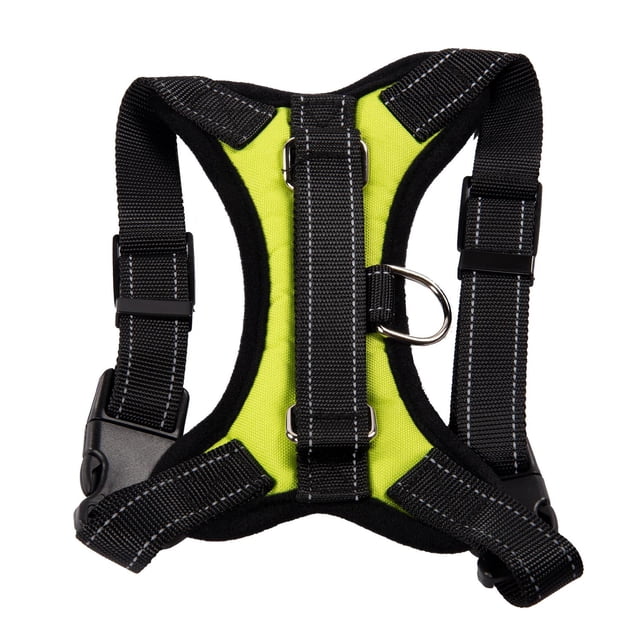 Pechera Arnés para Perro Mr. Pets, Reflectante Ajustable verde Chico