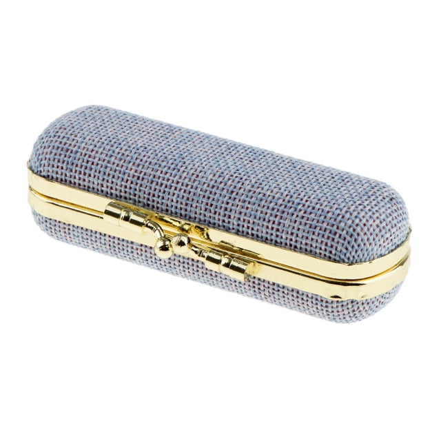 Estuche con Espejo Caja de Sellos de Joyería Diseño de Patrón Retro Portátil para Bolso de Mano Color de Viaje Aleatorio Salvador caja de almacenamiento de lápiz labial