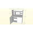 thumbnail image 4 of Nexera Chrono Secretary Desk, 4 of 4
