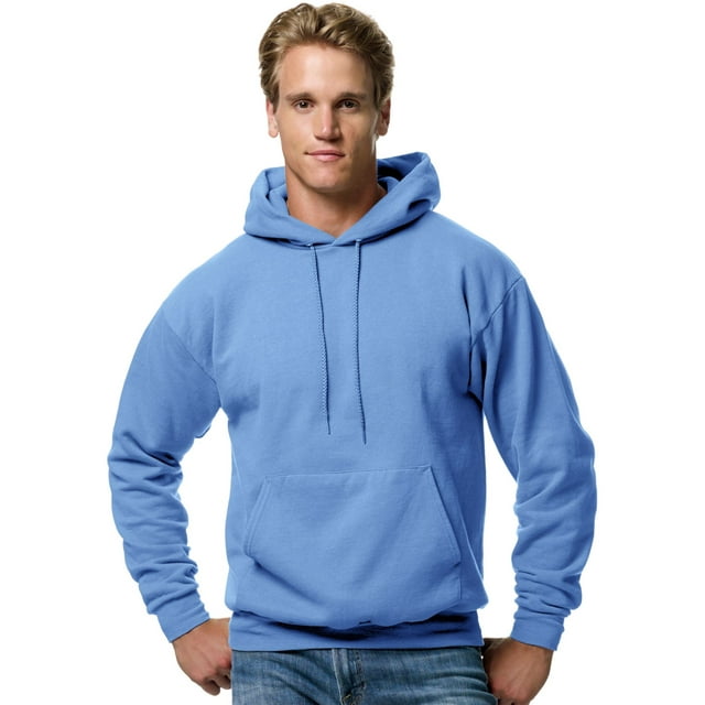 Hanes Chandail à Capuchon en Molleton ComfortBlend EcoSmart pour Hommes, TTG, Bleu Caroline