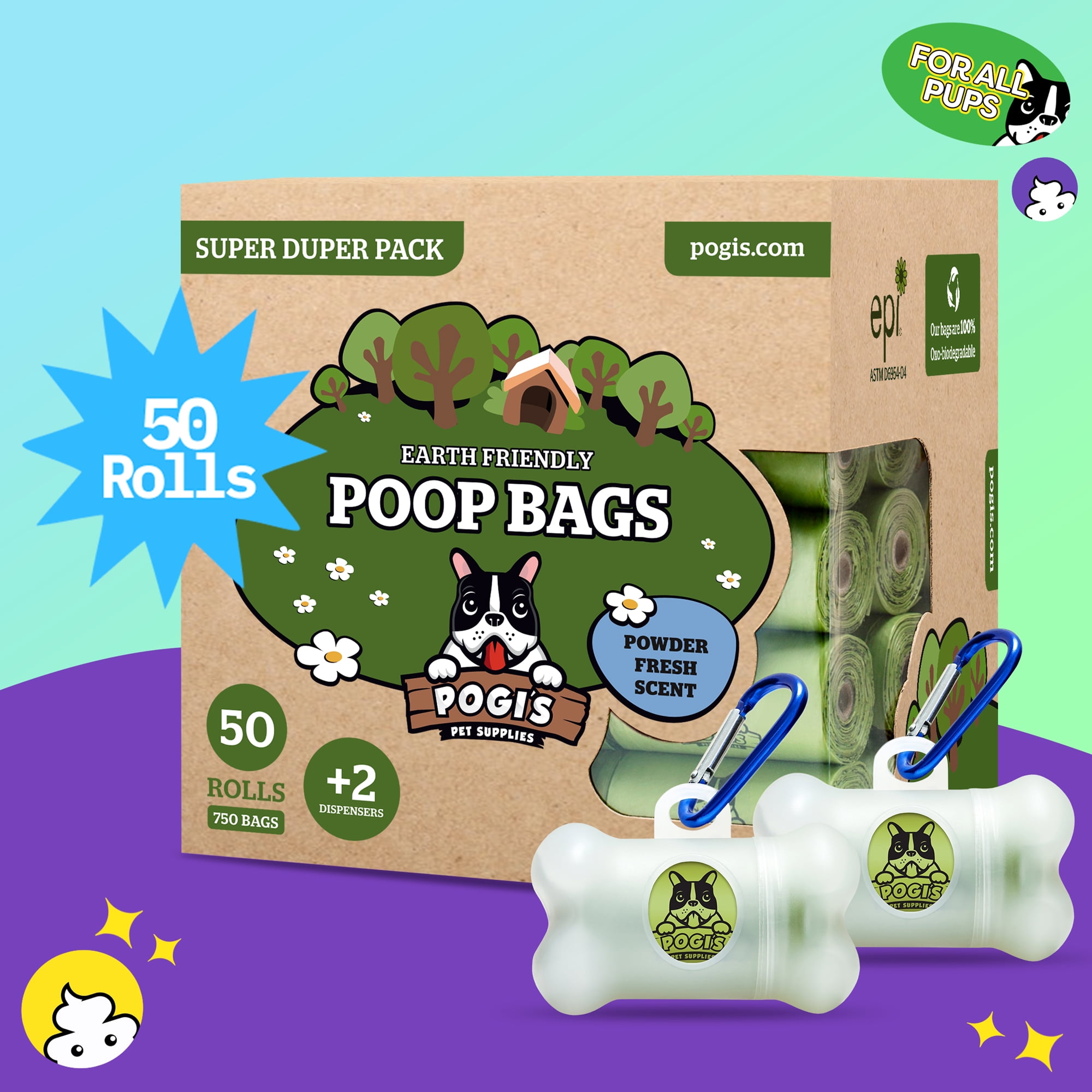 Pogi pets top poop bags