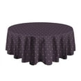 thumbnail image 5 of Fashionable Round Tablecloth 60x60in(153x153cm) – Waterproof Polyester Table Cover with Full Print Design, Wrinkle Resistant & Washable for Kitchen Dining Party Decor, 5 of 6
