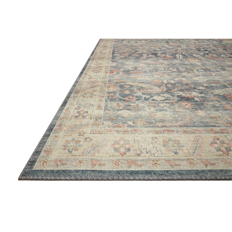 Loloi II Hathaway Printed Oriental Denim / Multi Area Rug