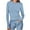 #271-Light Blue, variant on Neewe Women's Sweaters Long Sleeve Soft Lightweight Basic Knitted Pullover Sweater