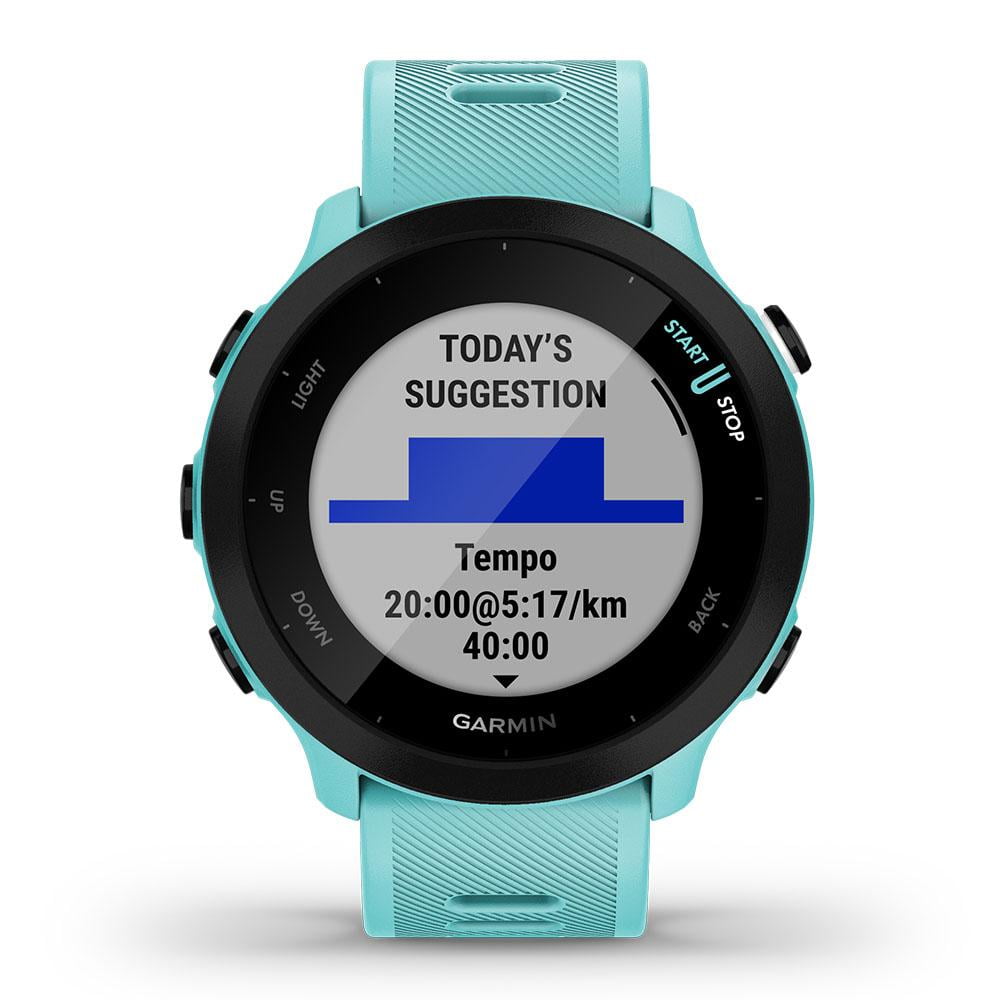 Compatible with Garmin Forerunner 55 Case, Lamshaw Silicone Protective Case  Cover Compatible for Garmin Forerunner 55 Smart Watch (3