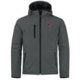 thumbnail image 2 of Men's Cutter & Buck  Steel Memphis Redbirds  Clique Equinox Insulated Softshell Full-Zip Jacket, 2 of 3